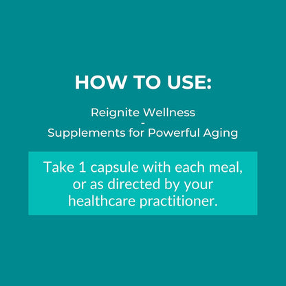 Reignite Wellness by JJ Virgin | Protein Digestive Enzymes | Supports Protein, Carb & Fat Digestion | Helps Reduce Bloating & Improve Nutrient Absorption | 60 Servings