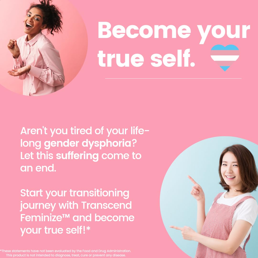 FEMINIZE Transcend HRT Pills for Estrogen - Potent HRT Estrogen Complex - Big Breats