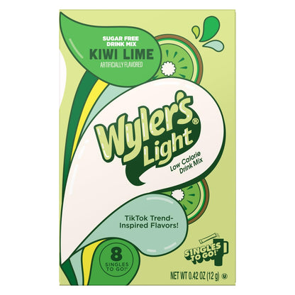Wyler's Light Vanilla Singles To Go Drink Mix - 8 Count, Pack of 3
