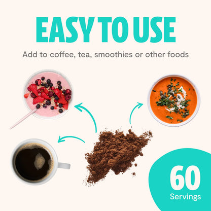 FreshCap Ultimate Mushroom Complex Powder - Lions Mane, Reishi, Cordyceps, Chaga