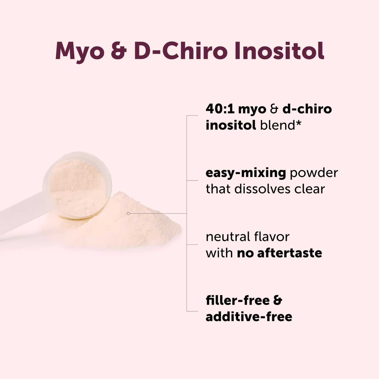 Micro Ingredients Myo-Inositol & D-Chiro Inositol Powder 1lb, 221 Servings | 40:1 Ideal Ratio Inositol Supplement for Women* | Support Hormonal Balance & Ovarian Health* | Non-GMO, Vegan, Filler-Free