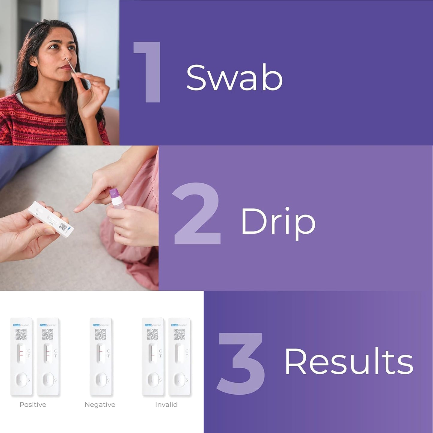 INDICAID COVID-19 Antigen Rapid Test, FDA EUA Authorized OTC COVID Home Test, 2 COVID Tests in a Individual Pack, Convenient for Both Home Use and Business Distribution, HSA/FSA Eligible, Easy to Use | |Easy to use| Accurate and Fast Result|Fast/free Prim