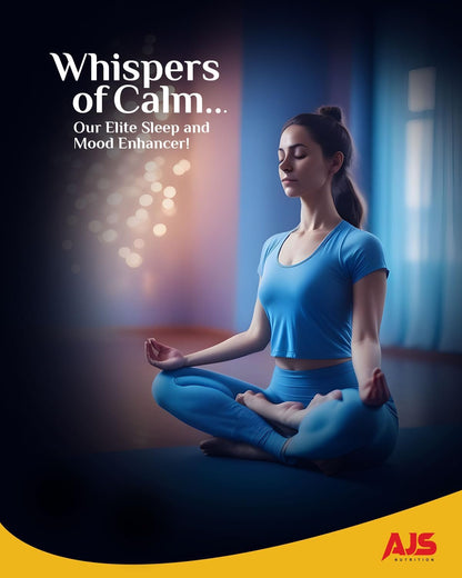 AJS Calm Mood Support, Sleep Aid, Stress Relief Capsules