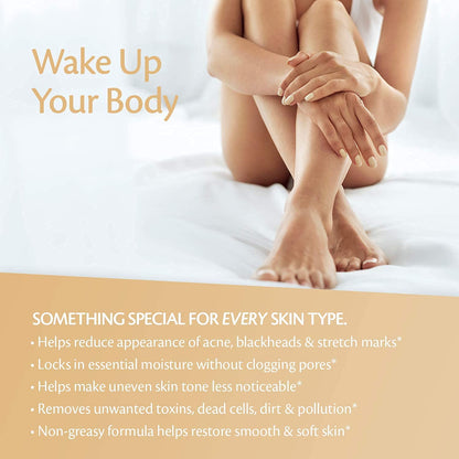 Arabica Coffee Body Scrub with Collagen & Stem Cell and Silicone Brush Bundle by M3
