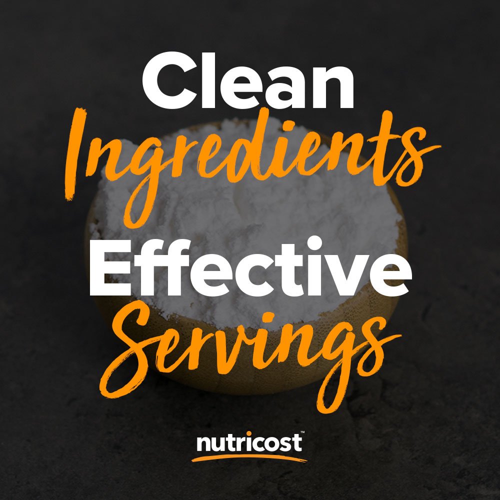 Nutricost L-Glutamine Powder (500 Grams) Unflavored - Gluten Free & Non-GMO, 100 Servings