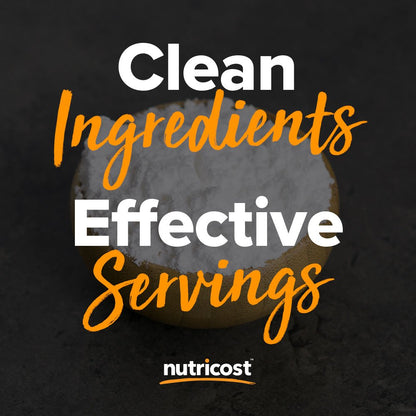 Nutricost L-Glutamine Powder (500 Grams) Unflavored - Gluten Free & Non-GMO, 100 Servings