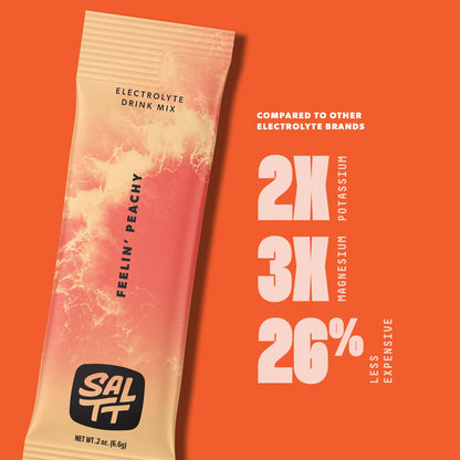 SALTT Electrolyte Packets - Clean Slate (30 Sticks) - Zero Sugar