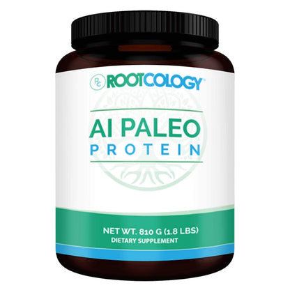 Unflavored Hydrolyzed Beef Protein Powder - Rootcology AI Paleo Protein with 26g Beef 