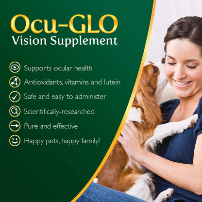Vision Supplement for Medium to Large Dogs, 11+ lb, 90 Count | Veterinarian-Formulated Supplement Specifically Supports Eye Health; Unflavored & Easy to Give