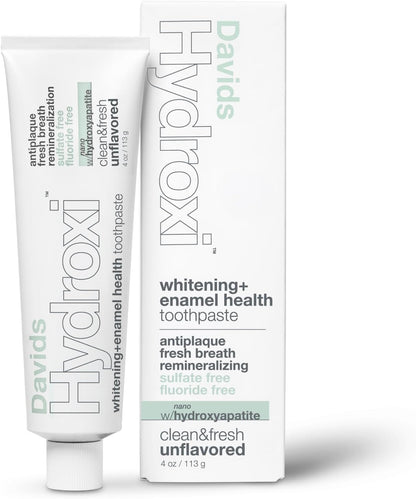 Davids Unflavored Nano Hydroxyapatite Remineralizing Fluoride Free 4oz