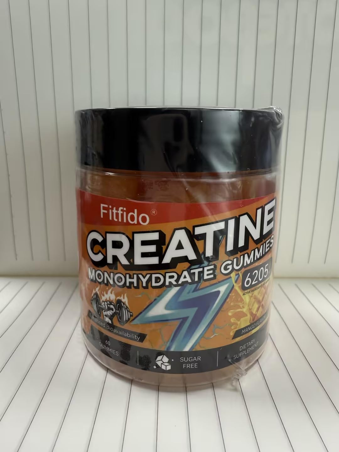 Creatine Monohydrate Gummies with L-Carnitine, 60 Count