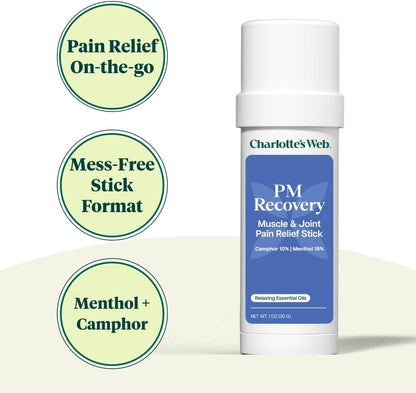 Charlotte's Web Evening Recovery Muscle & Joint Relief Stick 1oz