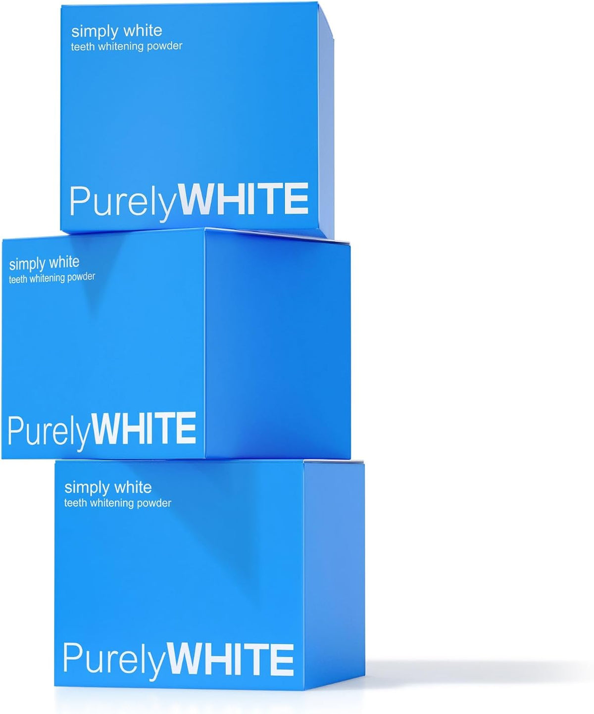 PurelyWHITE DELUXE, Updated Design Whitening Powder - Removes Stains, No Sensitivity - Enamel-Safe Toothpaste Whitening Powder for Coffee, Tea, Food, and Wine.