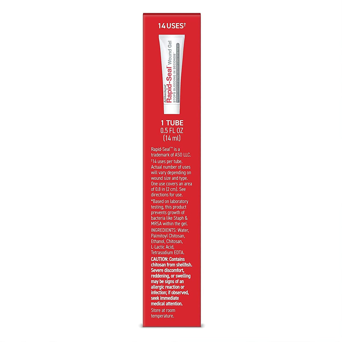 Rapid-Seal Wound Gel (1 Count) | Stops Bleeding in Seconds, Ideal for Cuts
