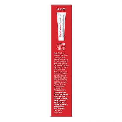 Rapid-Seal Wound Gel (1 Count) | Stops Bleeding in Seconds, Ideal for Cuts