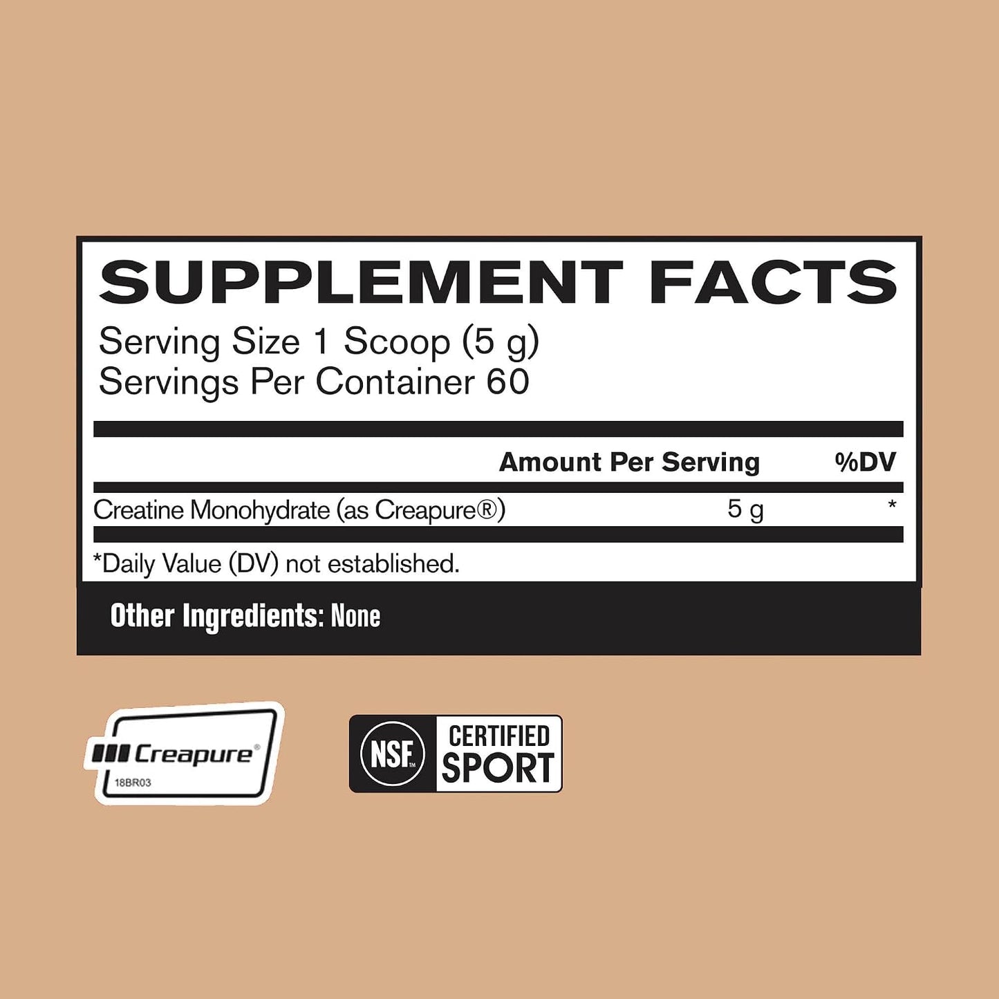 BARE PERFORMANCE NUTRITION, BPN Pure Creatine Monohydrate Powder by Creapure, 5g of Creatine per Serving, Supports Muscle Growth, Unflavored Creatine Powder, 60 Servings | 5g of Creatine per Serving, Supports Muscle Growth for Increased Strength, Power an