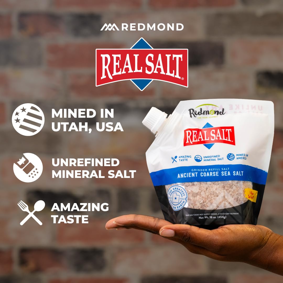 REDMOND REAL SALT Coarse Salt, 16 OZ