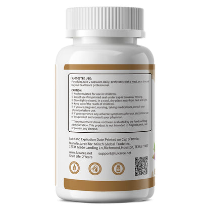 Lukaree Cortisol Supplements for Women and Men, with KSM-66® Ashwagandha | 10-IN-1 Cortisol Reducer with L-Theanine, Magnesium, Saffron & Phosphatidylserine, GMP Quality, 120 Capsules, 60-Day Supply