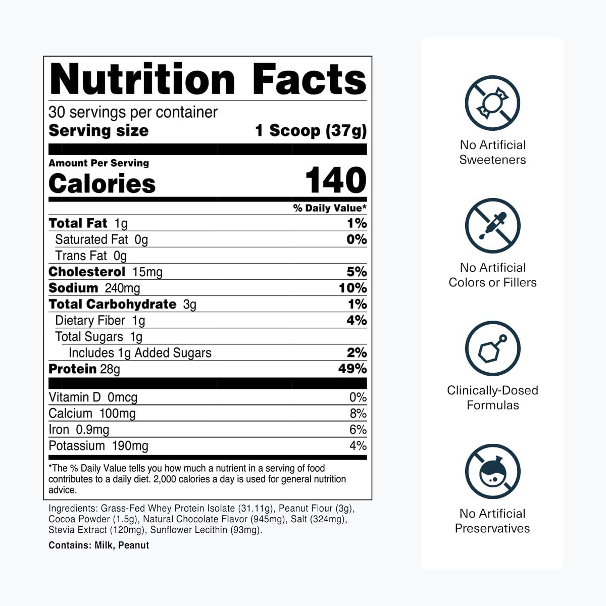 Transparent Labs Grass-Fed Whey Protein Isolate (30 Servings, Chocolate PB) & Creatine HMB (30 Servings, Strawberry Lemonade)