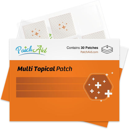 PatchAid Multi Plus Topical Patch (Pack of 2) | Daily Energy & Wellness Support, 27 Essential Vits Including Iron, B12, and Calcium, 8-Hour Wear & Slow Release, 60 Day Supply