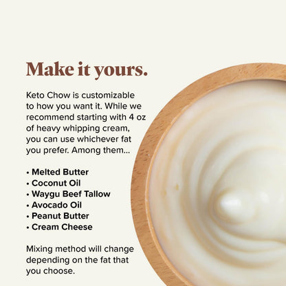 Keto Chow Essentials Kit Meal Replacement Shake Powders, 6 Flavors