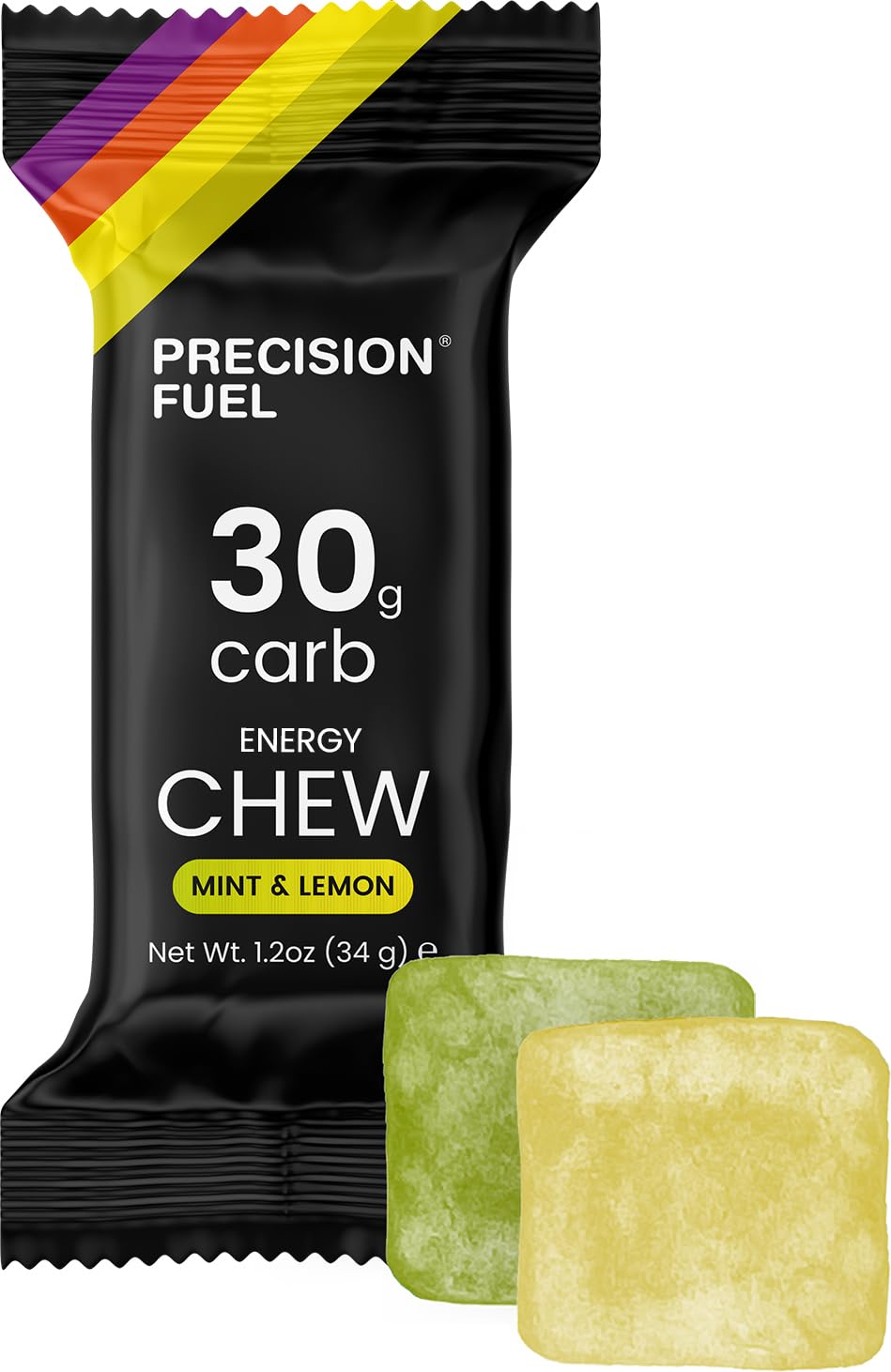 Precision Fuel PF30 Chew Energy Chews - Carbohydrate Fuel for Endurance, Lightweight & Portable, 30g Carbs - Ideal for Long Runs, Rides & Workouts -Original Flavour (15 Chews)