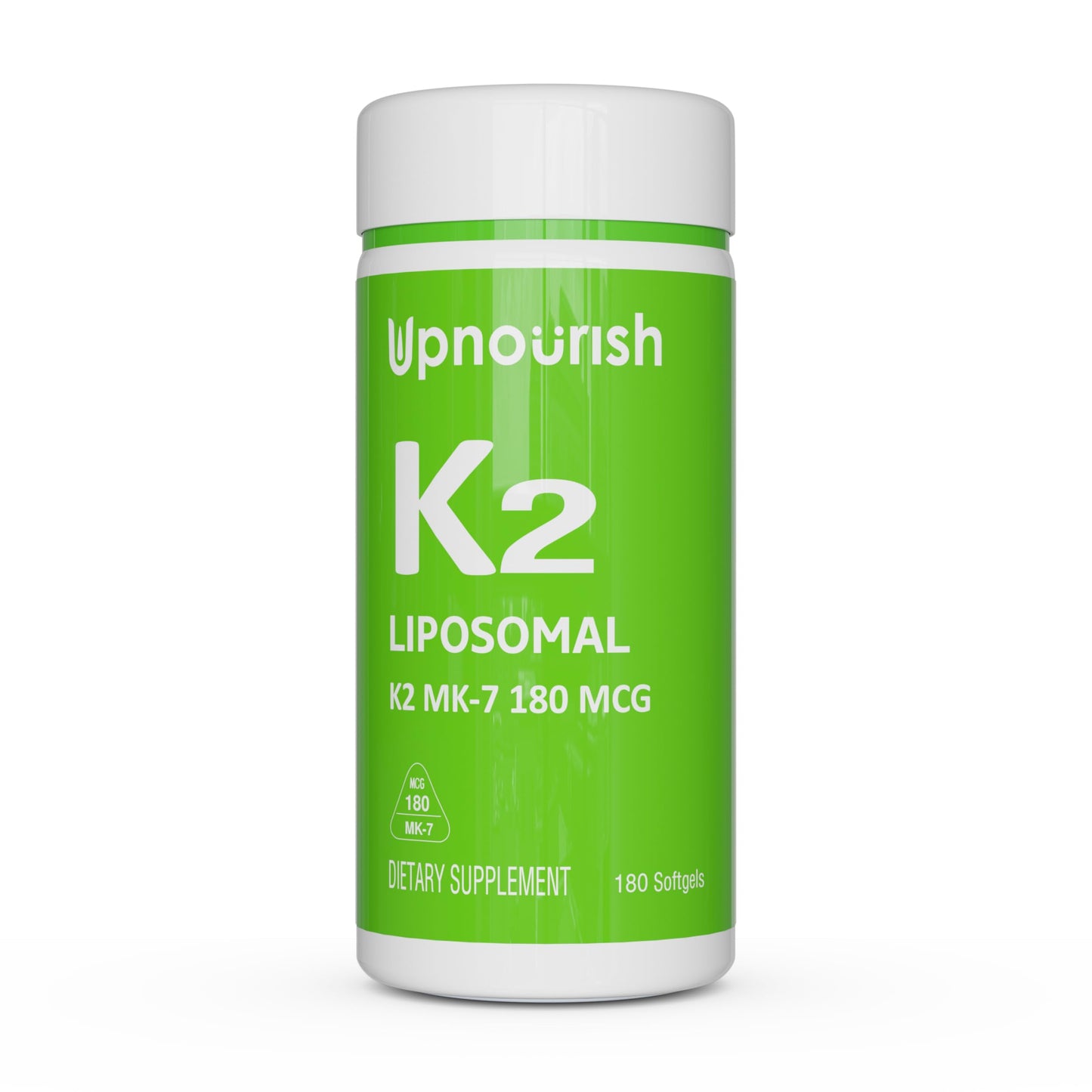 UpNourish Liposomal D3 K2 MK-7 – 365 Mini softgels with Organic Coconut Oil - 5000 IU 125 mcg Vitamin D3 and 100 mcg Vitamin k2 for Optimal Bone and Immune Health