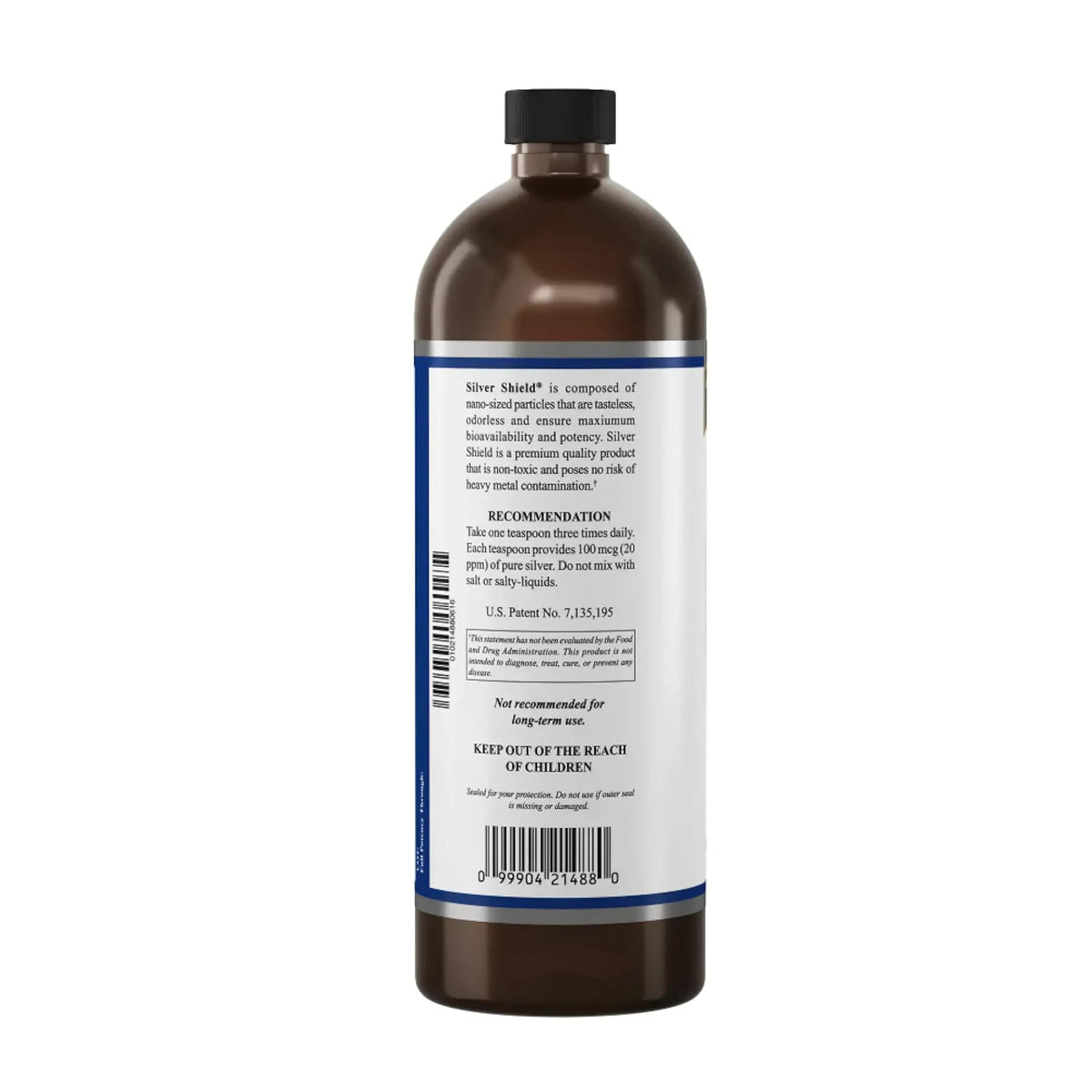 Nature's Sunshine Silver Shield Liquid, 16 Fl Oz | Colloidal Silver Liquid with Aqua Sol Technology Provides Immune Support and Protection