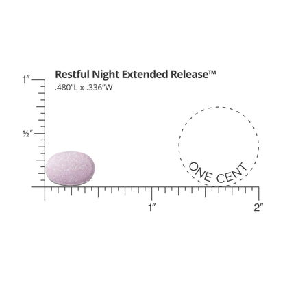 Dr. Whitaker Restful Night Extended Release Melatonin Sleep Aid Helps You Fall Asleep and Stay Asleep Longer with Dual-Layer, Extended Release Technology, 30 Tablets (30-Day Supply)