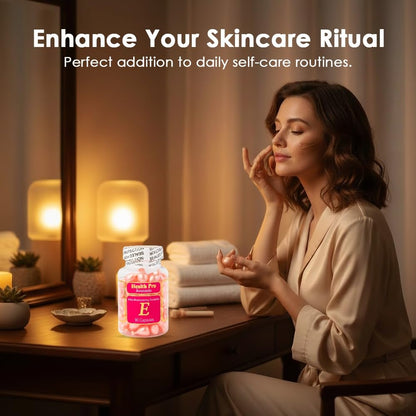 Vitamin E Topical Skin Oil Capsules, Royal Jelly, 2-Pack