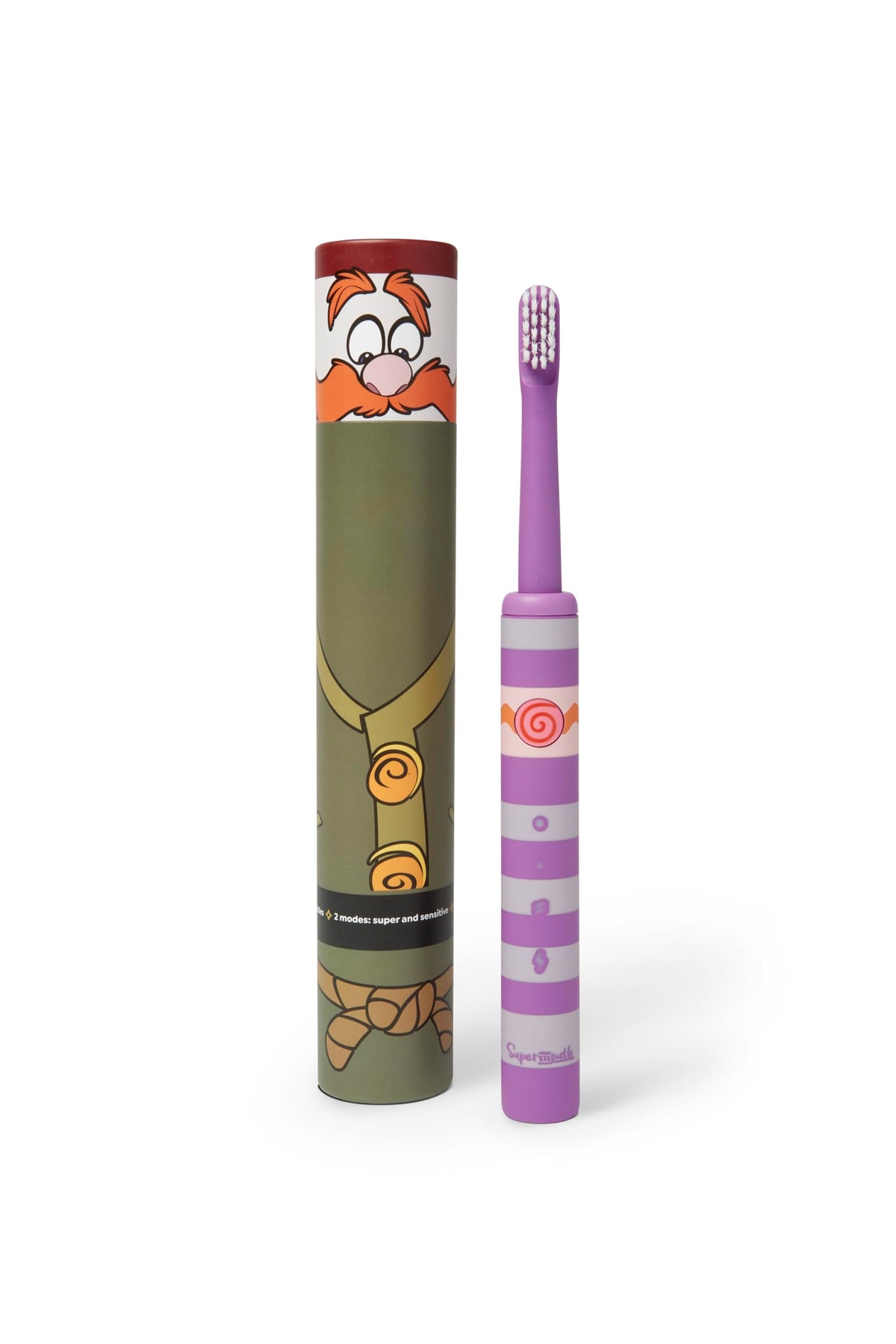 SuperMouth Sidekick Sonic Toothbrush, Rechargeable, Kids 6+, Tooth Keri