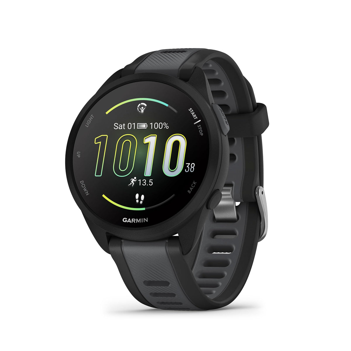 Garmin Forerunner® 165, Running Smartwatch, 43mm, Black