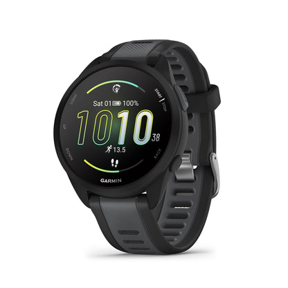 Garmin Forerunner® 165, Running Smartwatch, 43mm, Black