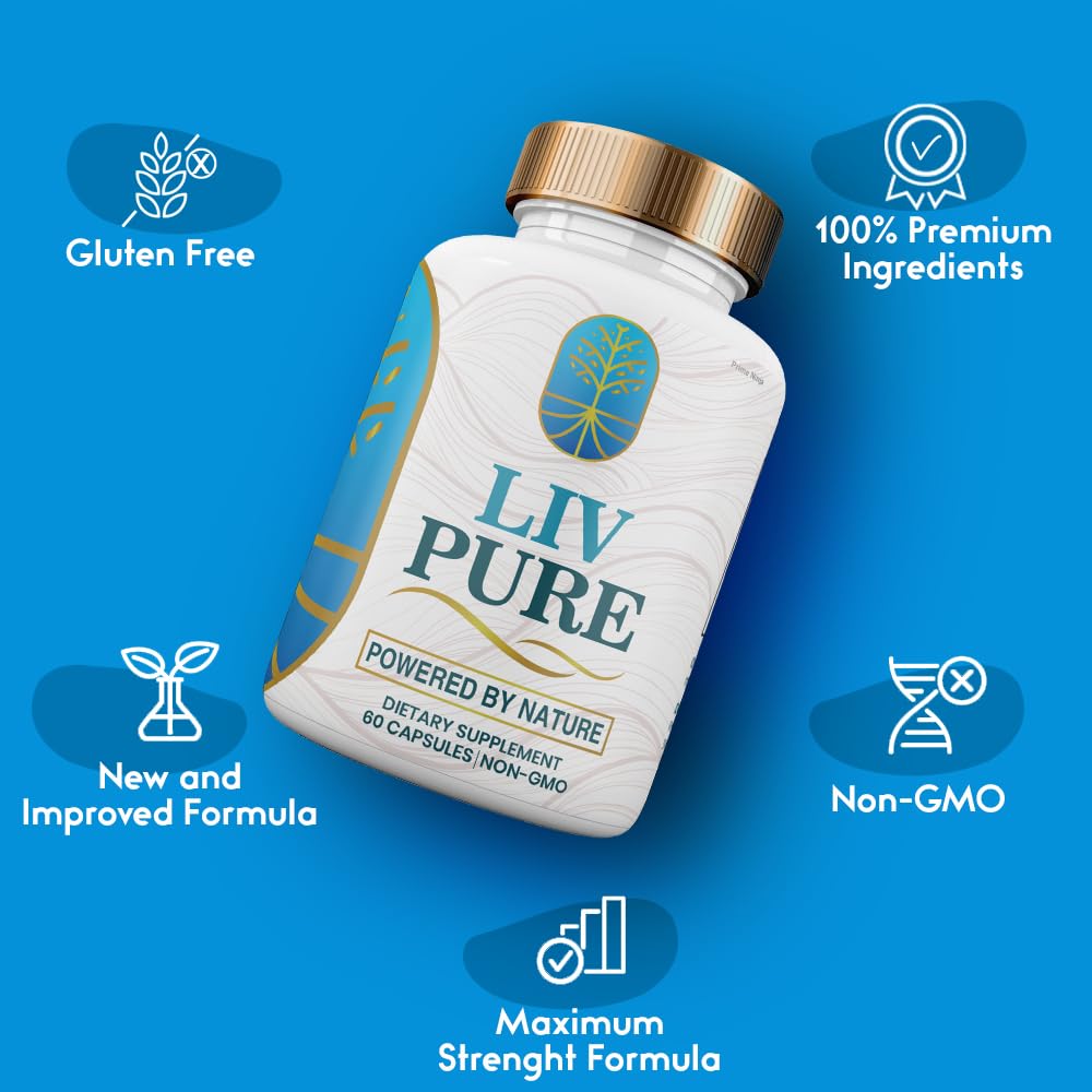 Liv Pure, Liv Pure Powered by Nature, Natural Liver Support Cleanse Recovery Liv Pure Pills