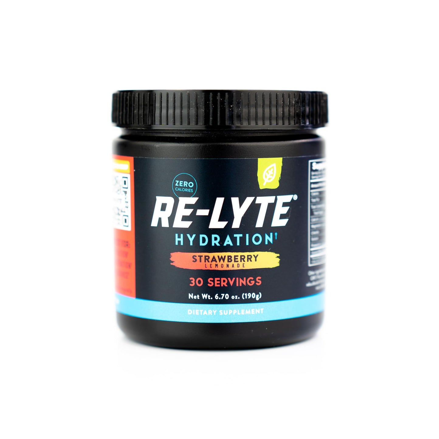 REDMOND Re-Lyte Electrolyte Drink Mix, Mixed Berry, 30 serving SMALL 6.88oz jar