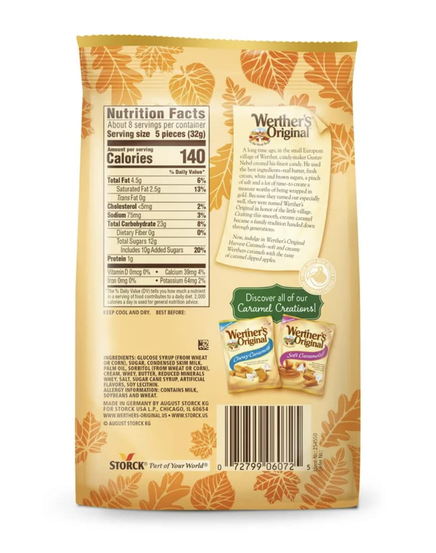Werther's Original Sugar Free Hard Candies 1.46 Oz (3 Pack)