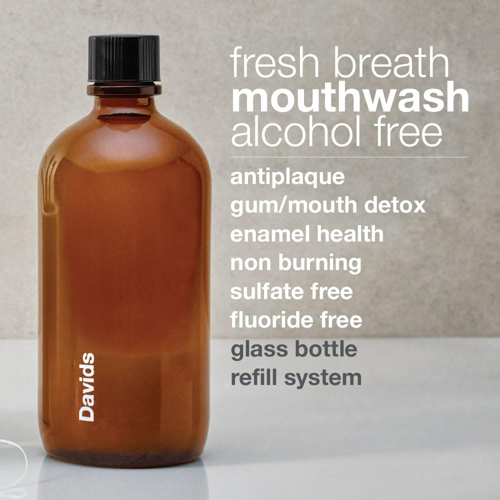 Davids Nano Hydroxyapatite Mouthwash Refill Alcohol-Free Fluoride-Free
