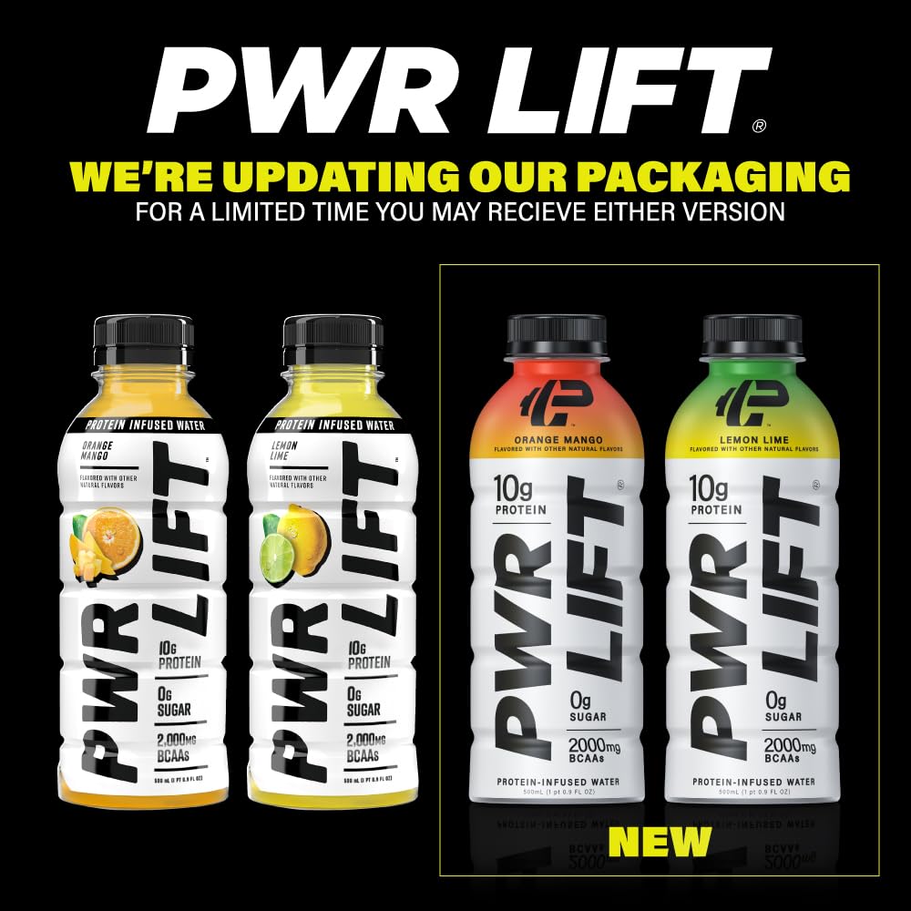Whey Protein Water Sports Drink by PWR LIFT | Variety Pack | Keto, Vitamin B, Electrolytes