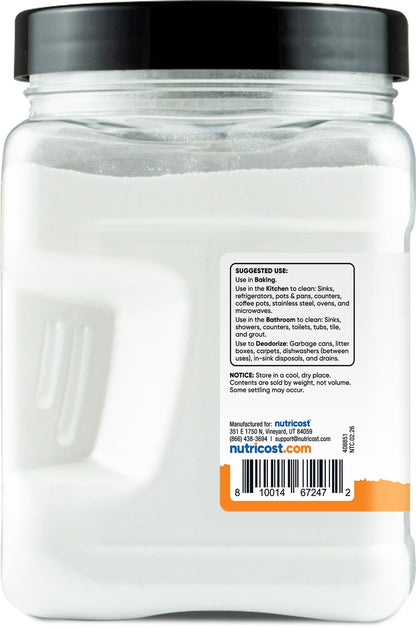 Nutricost Pantry Baking Soda (2 LBS) - For Baking, Cleaning & Deodorizing