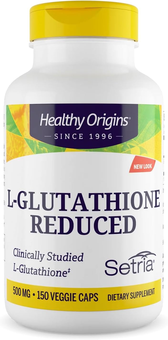 Healthy Origins Setria L-Glutathione 500 mg, 150 Veggie Caps