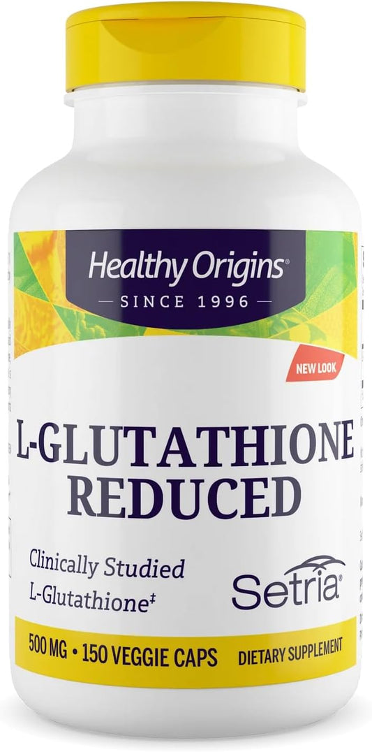 Healthy Origins Setria L-Glutathione 500 mg, 150 Veggie Caps