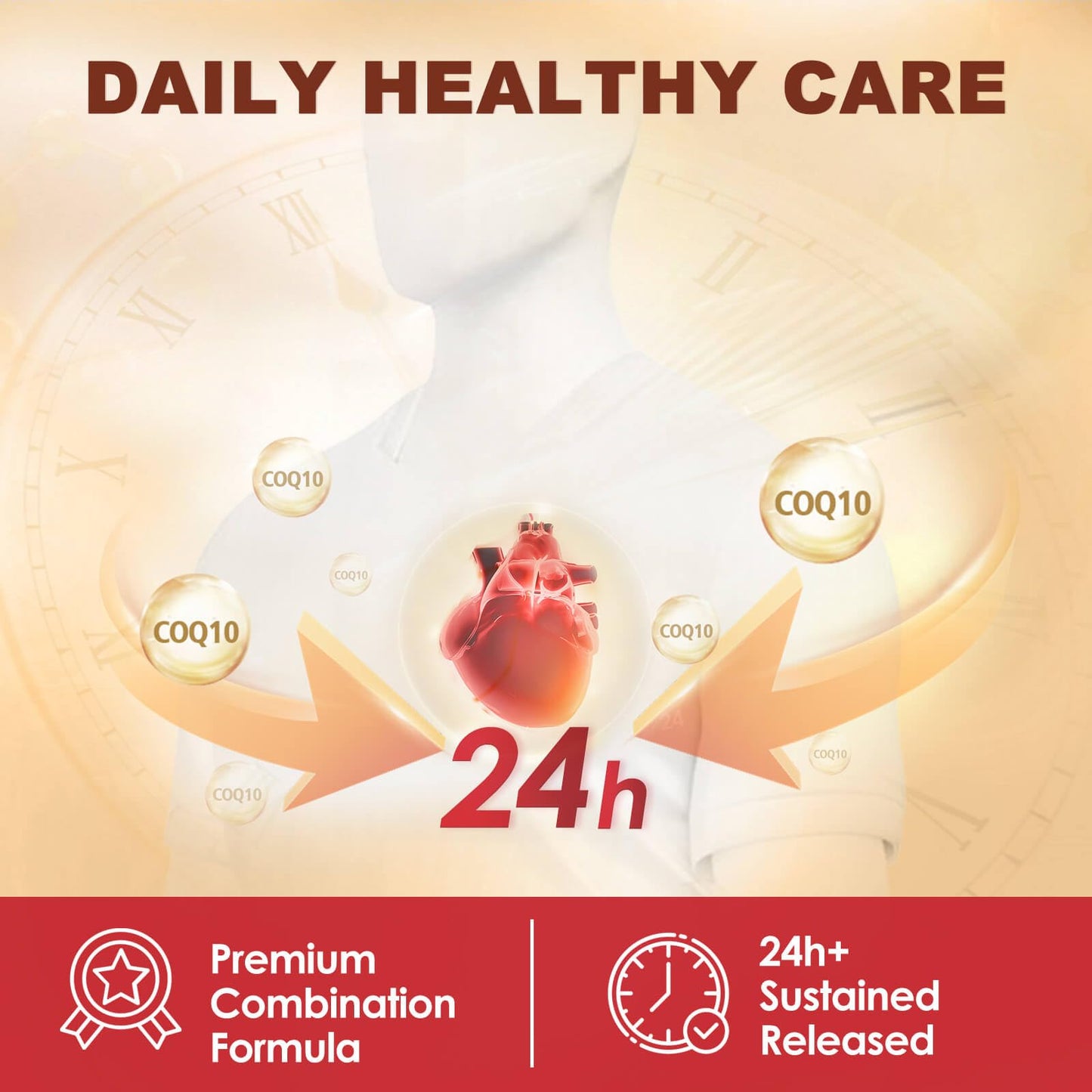 DRFOSTER CoQ10 400mg Softgels - High Absorption Coenzyme Q10 with PQQ, Omega 3-6-9, Plant Sterols & Vitamin E, MCT & Black Pepper - Heart, Brain & Energy Support - Gluten-Free, 120 Days Supply
