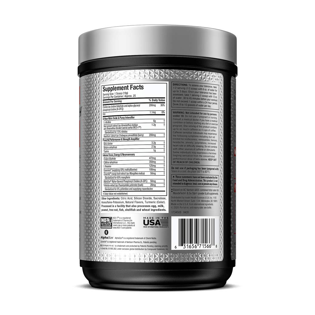 Pre Workout for Men & Women | MuscleTech Shatter Elite Pre-Workout | Preworkout Energy