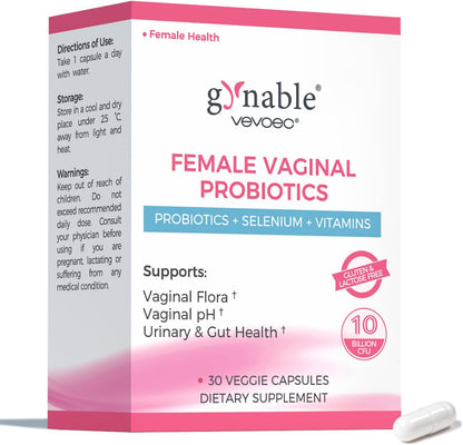 Gynable Vaginal probiotic and Bladder Control Supplement for Women Bundle
