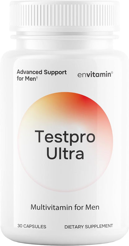 envitamin Testpro Testosterone Support Ultra for Men with Fenugreek, Tribulus & Maca