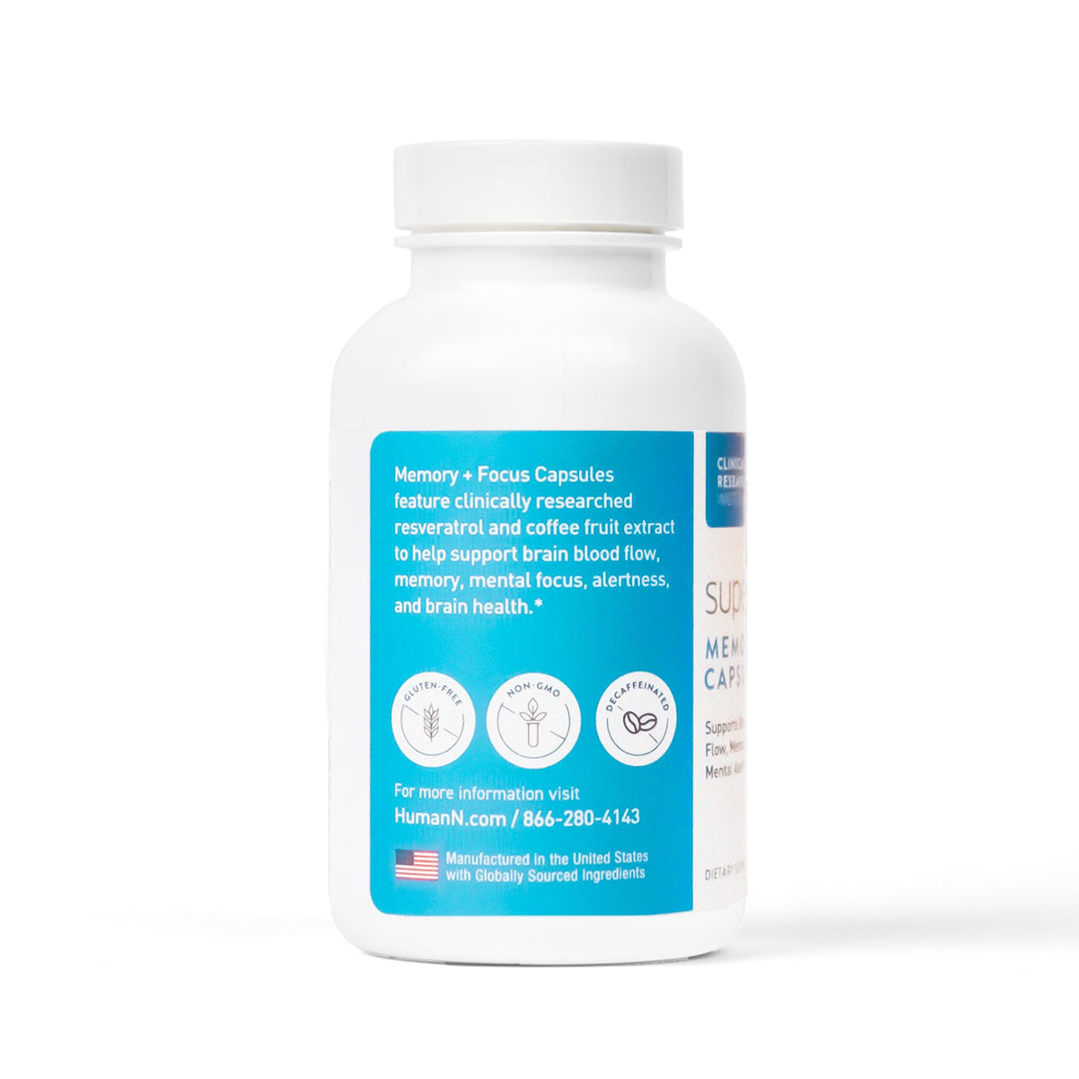 humanN SuperBeets Memory & Focus Brain Supplement Capsules – Mental Alertness