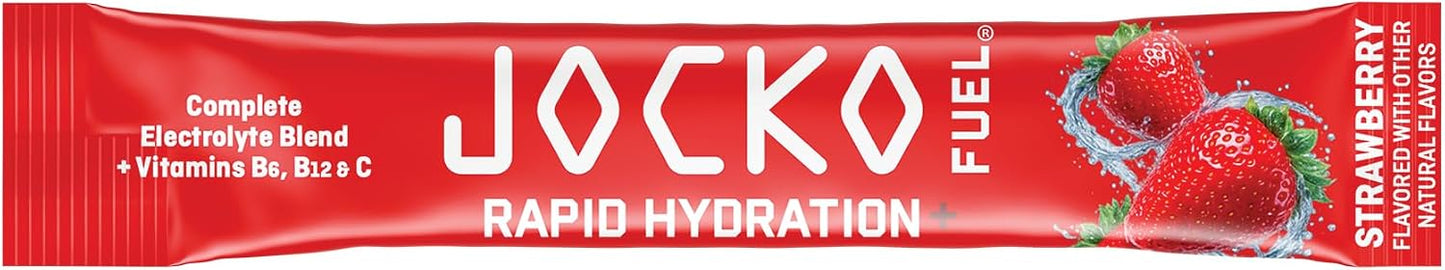 Jocko Fuel Rapid Hydration Powder Strawberry 12ct Box