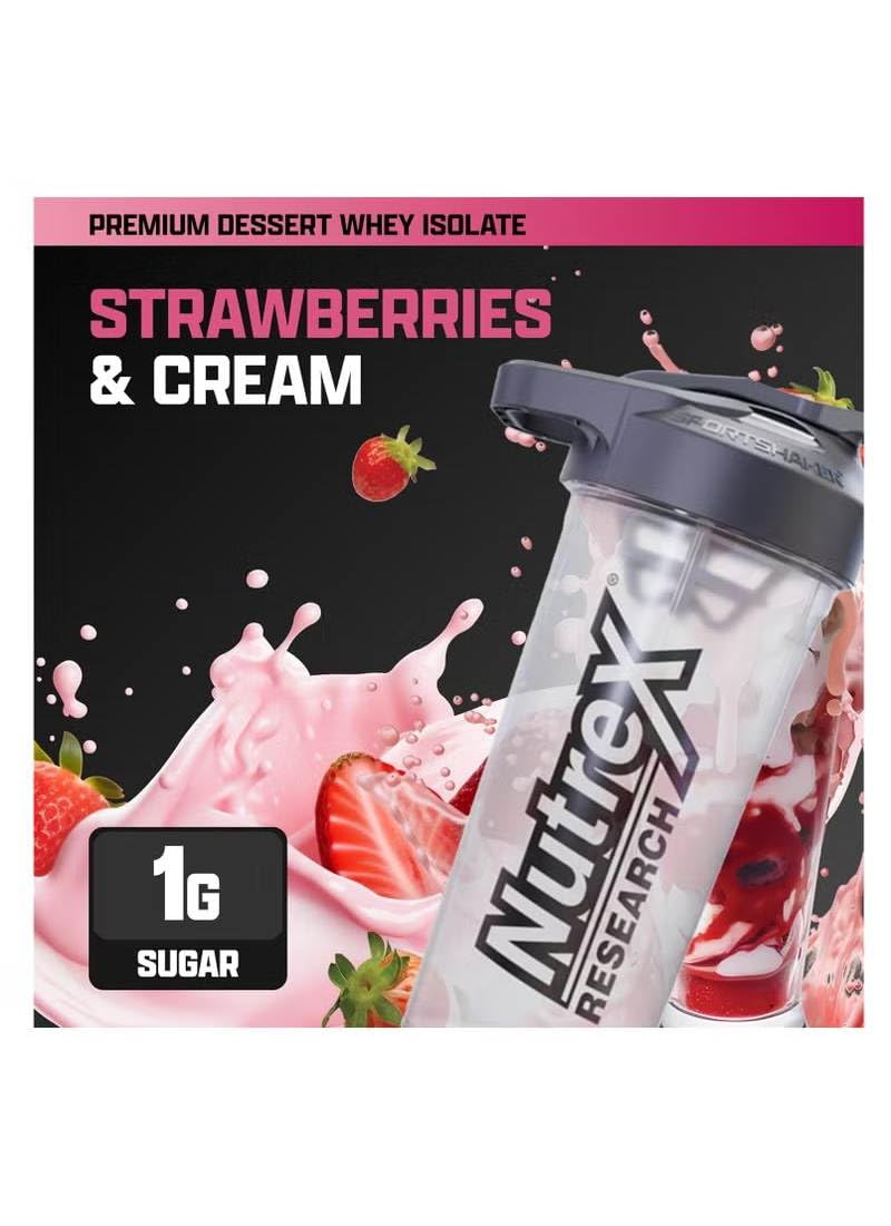 Nutrex Research IsoFit Whey Protein Powder Instantized 100% Whey Protein Isolate (30 Servings (Pack of 1), Vanilla Bean Ice Cream)
