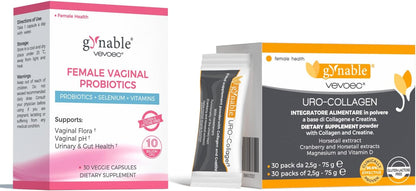 Gynable Vaginal probiotic and Bladder Control Supplement for Women Bundle