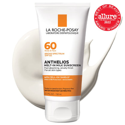 La Roche-Posay Anthelios Melt-In Milk Body & Face Sunscreen SPF 60